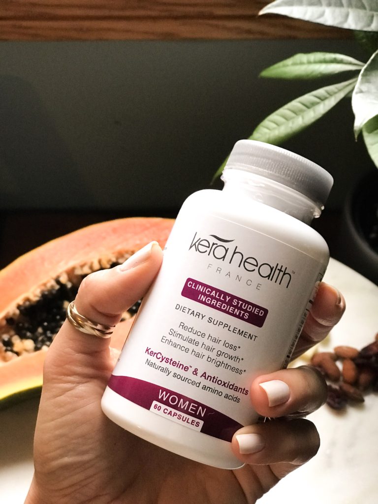 KeraHealth - stimulate hair growth - karina style diaries - review - KeraHealth hair supplement and foods good for hair featured by popular Indianapolis beauty blogger, Karina Style Diaries