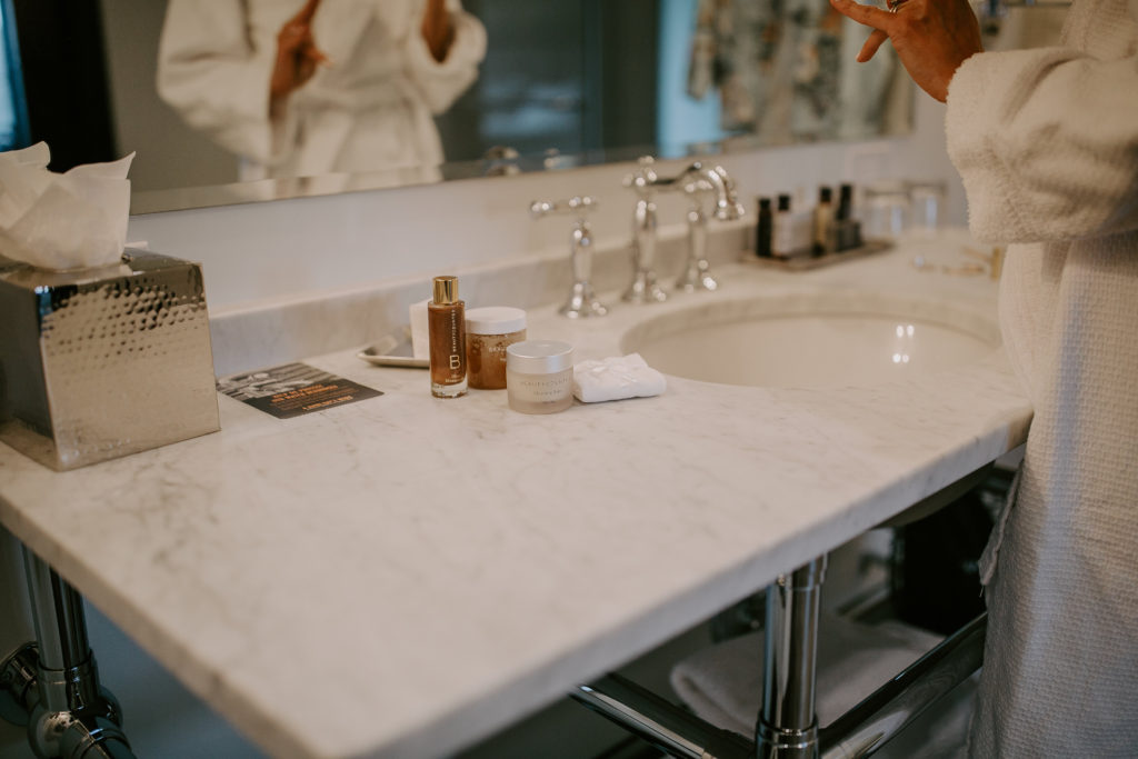Beauty counter essentials - Ironworks Hotel Indy Preview featured by popular Indianapolis blogger, Karina Style Diaries