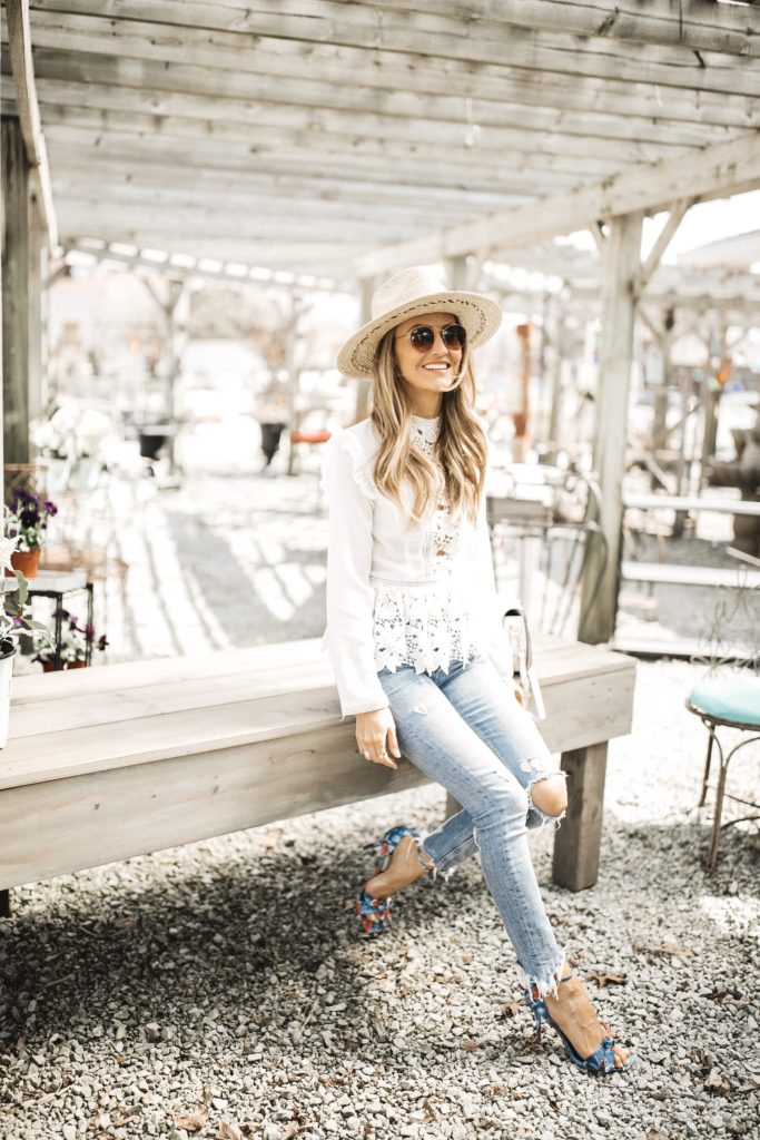 brixton carnaby hat womens - Cute Spring Styles Under $30 featured by popular Indianapolis fashion blogger, Karina Style Diaries