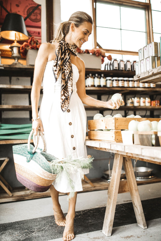 lulus lines dress at the market - Spring Essentials: Lulus Dresses, Shorts, Top and Jumpsuit featured by popular Indianapolis fashion blogger, Karina Style Diaries