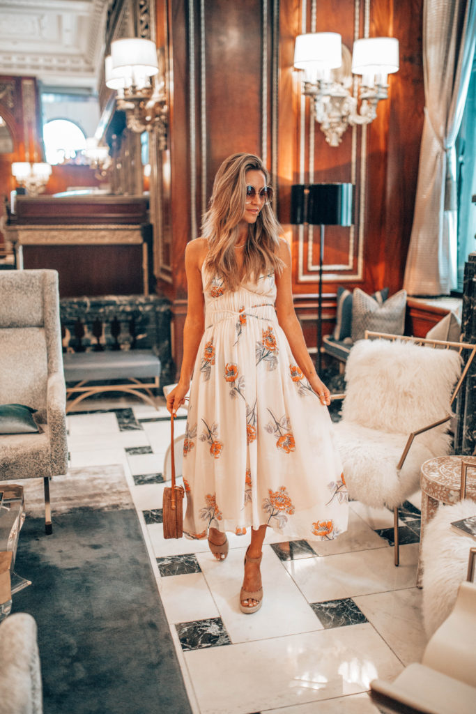 astr the label marissa dress | The Ultimate Weekend in Chicago featured by popular Indianapolis travel blogger, Karina Style Diaries