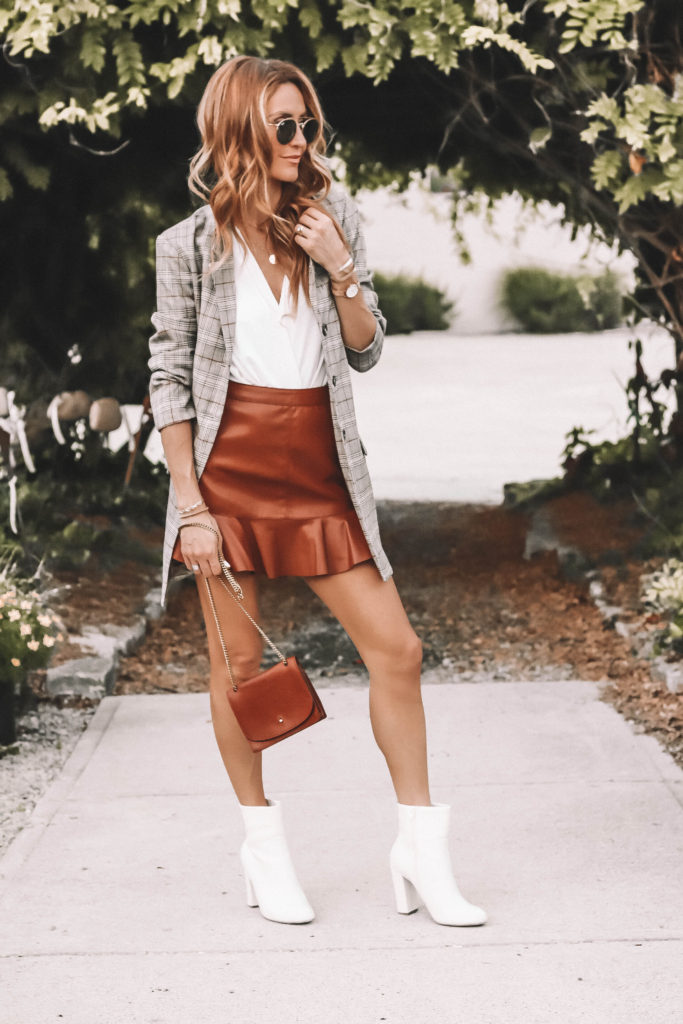 BB Dakota ex-boyfriend blazer Karina Style Diaries | Fall Essentials featured by popular Indianapolis fashion blogger, Karina Style Diaries