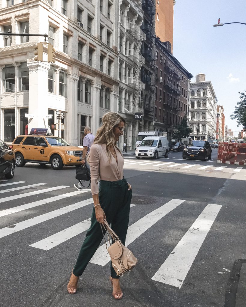 NYFW Soho, dress pant look | NYFW Day 2 Looks featured by popular Indianapolis fashion blogger, Karina Style Diaries