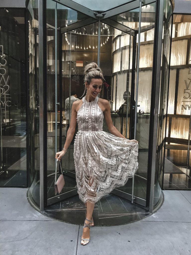 Dress the population dress, NYFW | NYFW Looks featured by popular Indianapolis fashion blogger, Karina Style Diaries