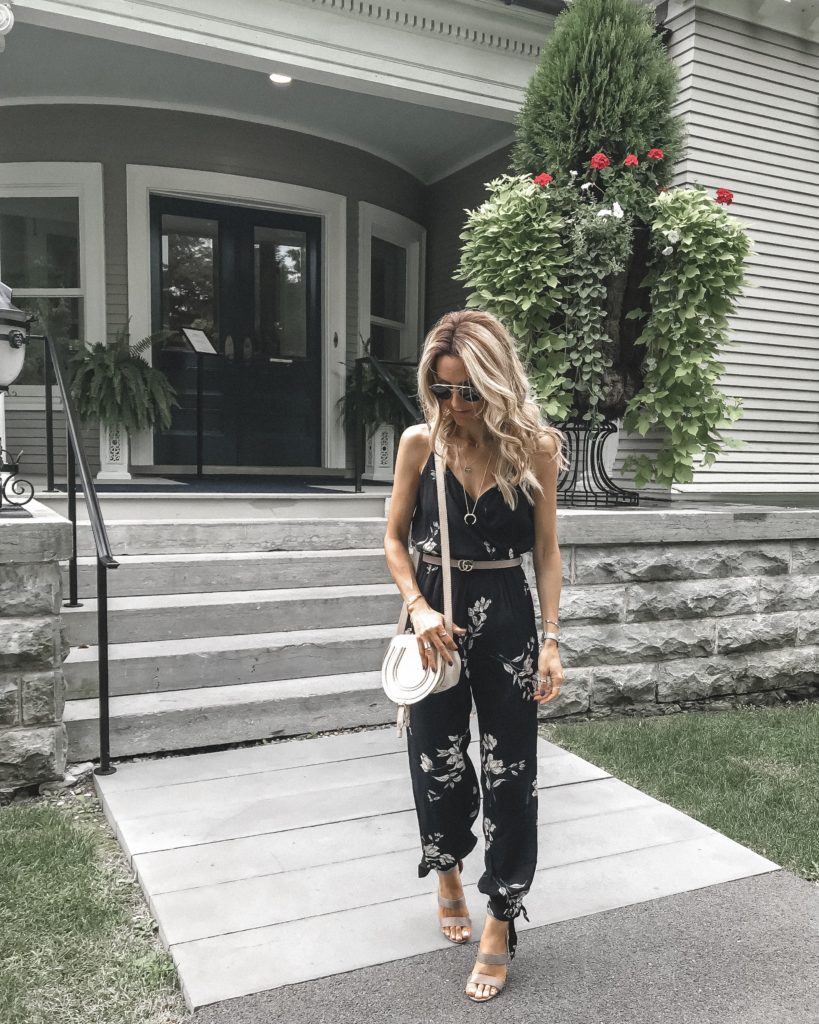 Vici Dolls jumpsuit | The Ultimate Short Trip Packing List featured by top Indianapolis travel blogger, Karina Style Diaries