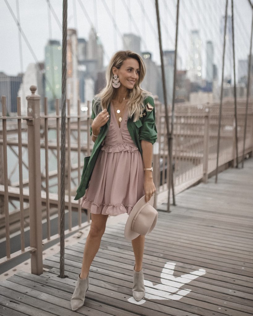 Karina Reske NYFW brooklyn bridge | NYFW Looks featured by popular Indianapolis fashion blogger, Karina Style Diaries