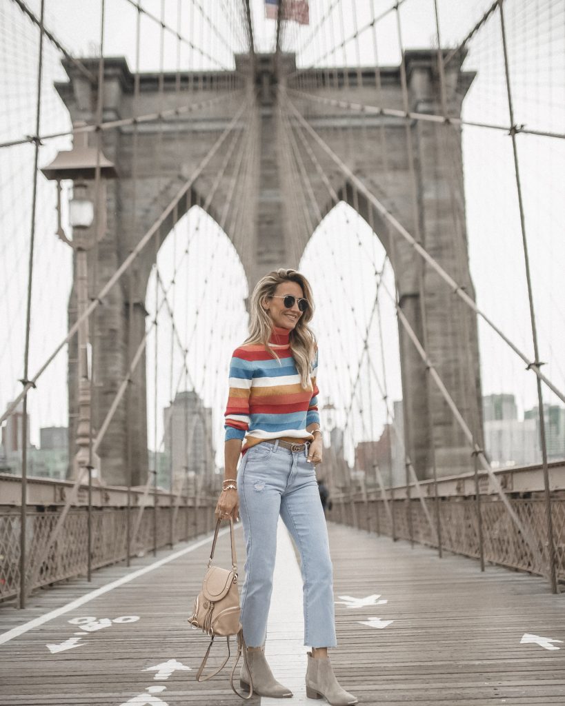 Karina Reske, brooklyn bridge, | NYFW Looks featured by popular Indianapolis fashion blogger, Karina Style Diaries
