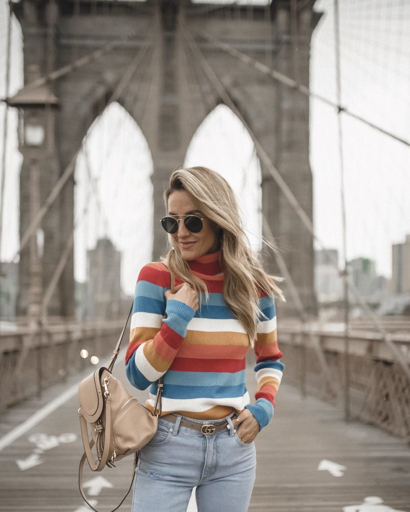 NYFW, brooklyn bridge, karina style diaries | NYFW Looks featured by popular Indianapolis fashion blogger, Karina Style Diaries