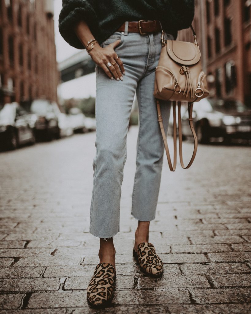 NYFW DUMBO, cropped pants, full sleeve sweater | NYFW Looks featured by popular Indianapolis fashion blogger, Karina Style Diaries