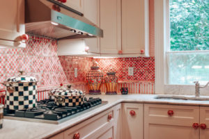 MacKenzie-Childs farmhouse kitchen