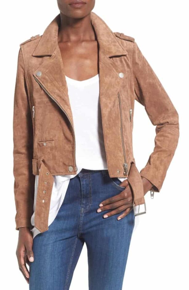 Blank NYC Suede Jacket | Cyber Monday Shopping Deals: a Complete Guide featured by top Indianapolis fashion blogger, Karina Style Diaries