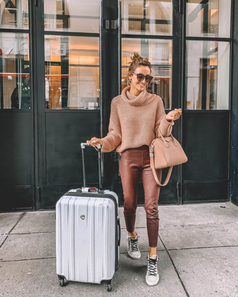 NYFW 19 Travel outfit | Vici Sweater