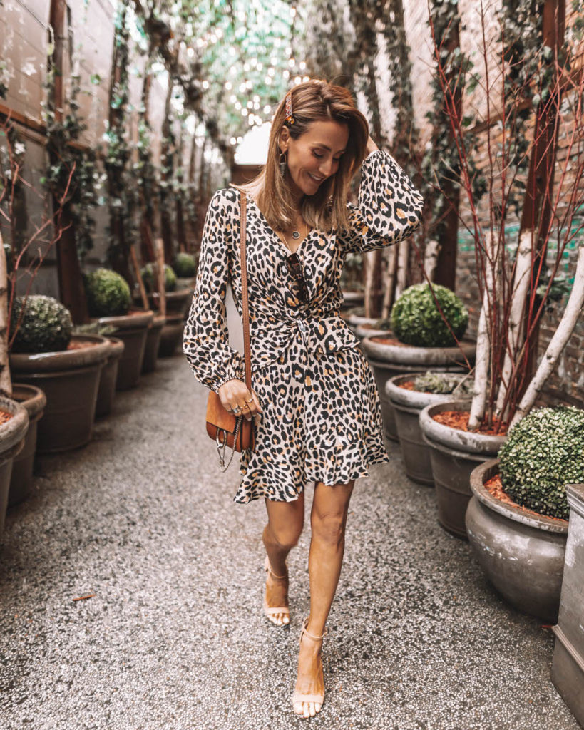 NoMo SoHo | Karina Style Diaries | Leopard print dress | gucci barret