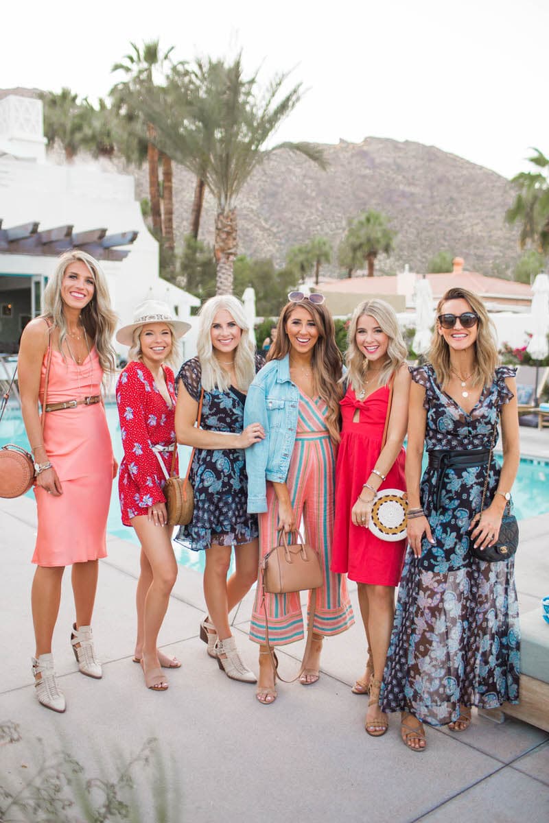 Willow & Clay Capsule Collection Fashion Bloggers in Palm Springs