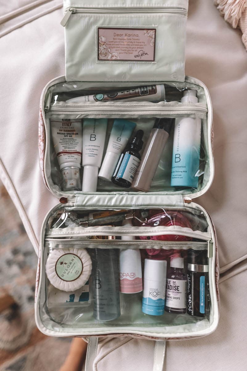 Tips to pack light | toiletry bag | travel hacks