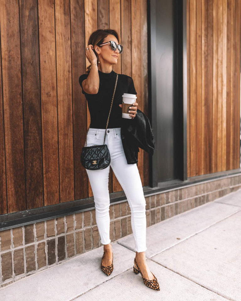 White Jeans For Fall - Chic Outfit Ideas - Karina Style Diaries