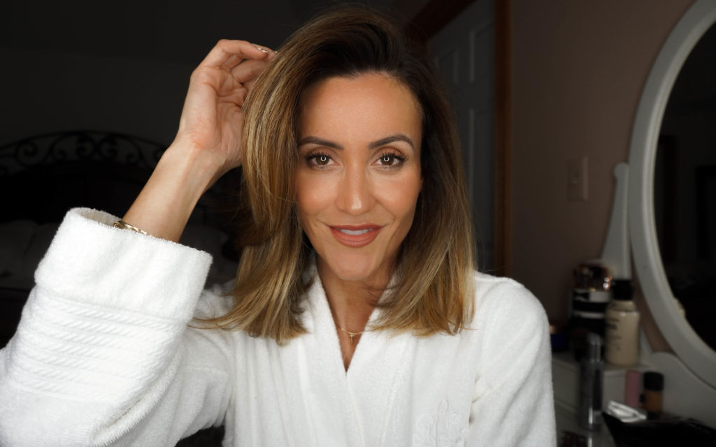 Karina Style Diaries hair tutorial blowout for volume 