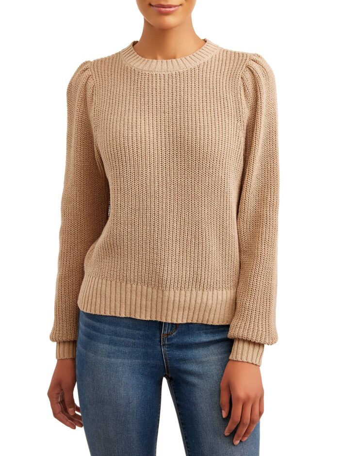 walmart puff sleeve sweater