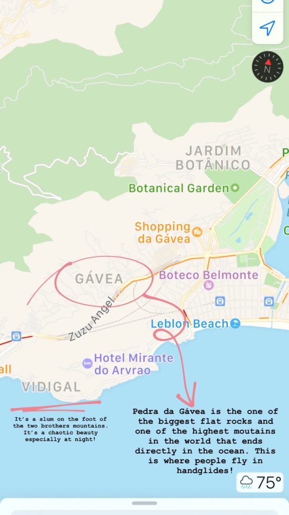 Rio de Janeiro's Satellite Map Gavea