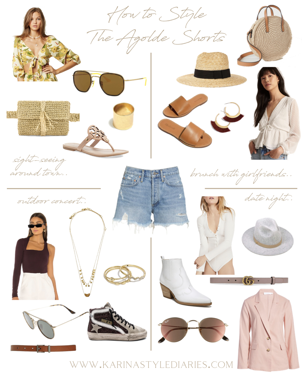 10 Ways to Style the Agolde Shorts - Karina Style Diaries