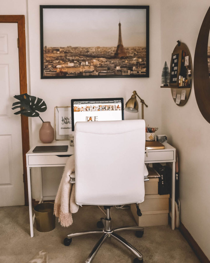 Blogger home office decor