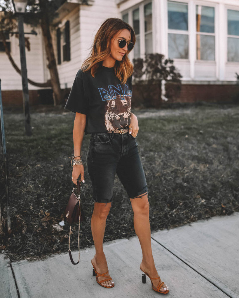 4 ways to wear bermuda jeans street style
