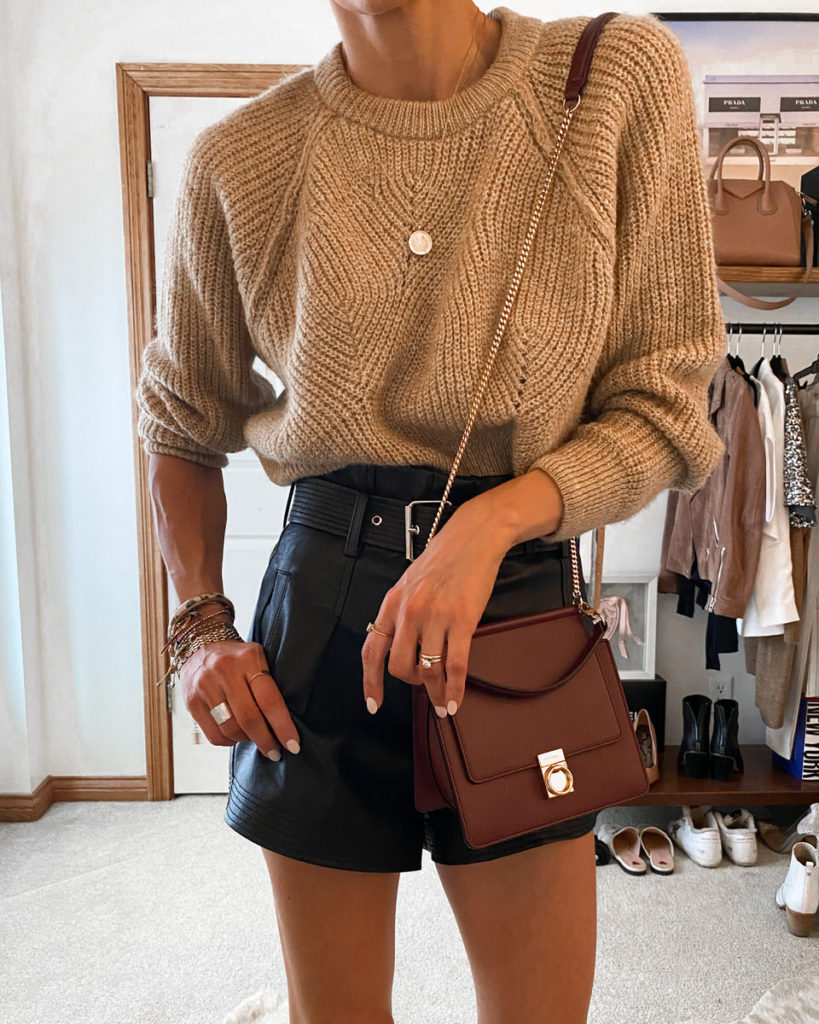 Karina Style Diaries 8 chic ways to wear leather shorts 