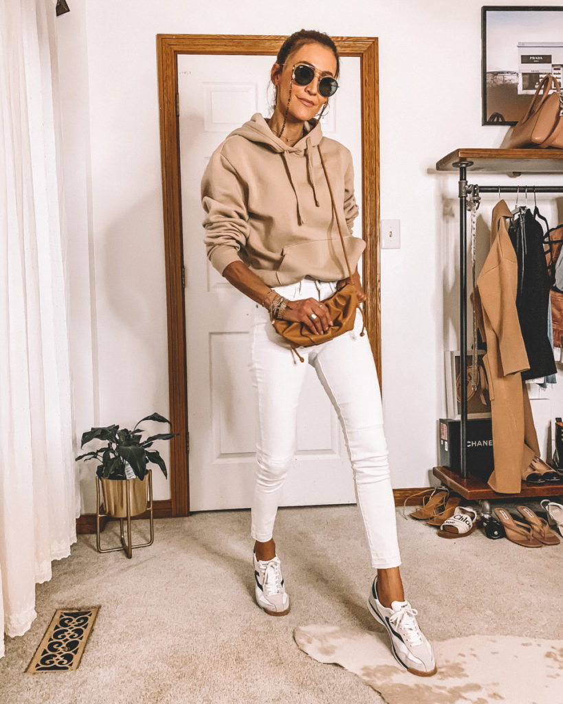 7 ways to style a tan hoodie street style