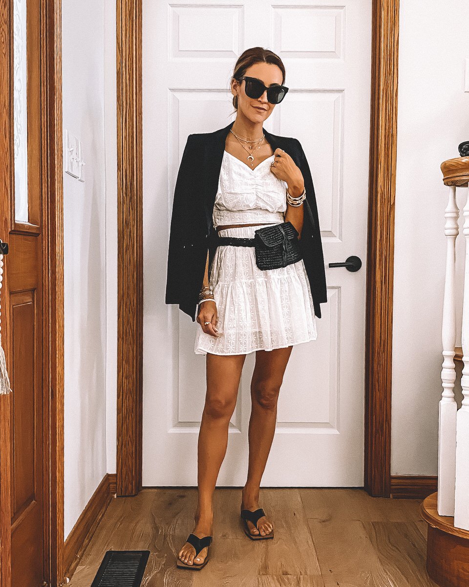7 Ways to Style White Two Piece Set - Karina Style Diaries