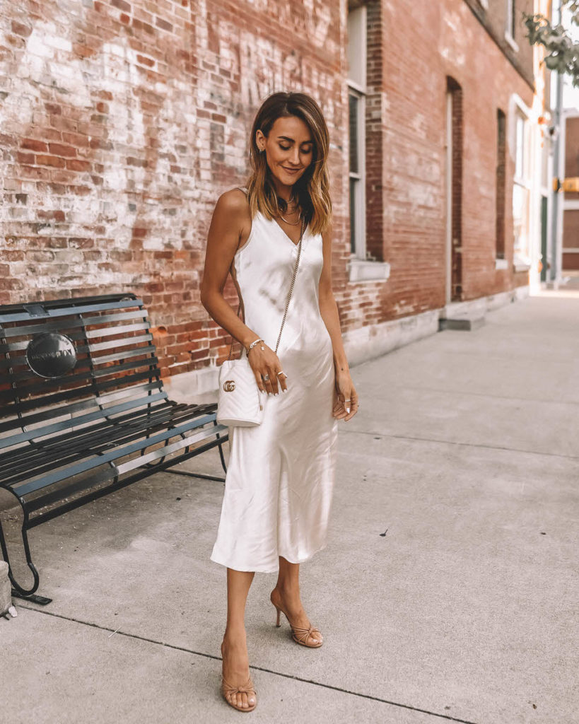 The Satin Slip Dress Need Now and ways you can style it! - Karina Diaries