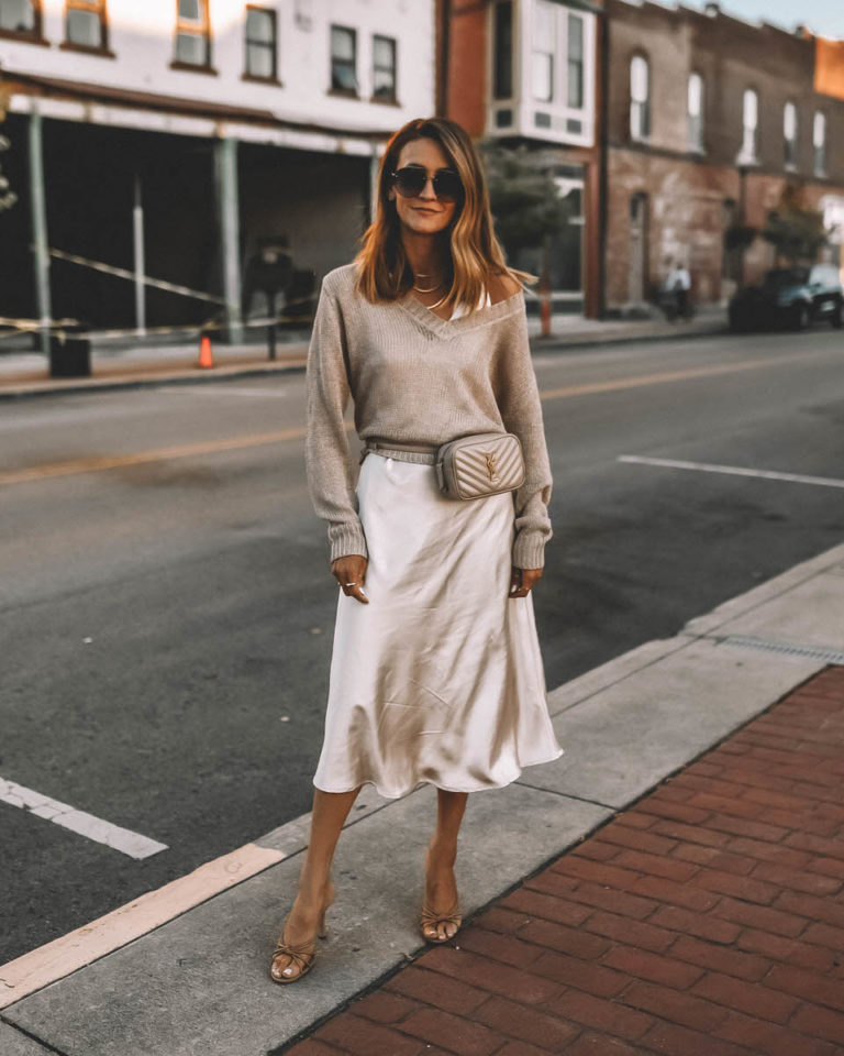The Satin Slip Dress You Need Now - and ways you can style it! - Karina ...