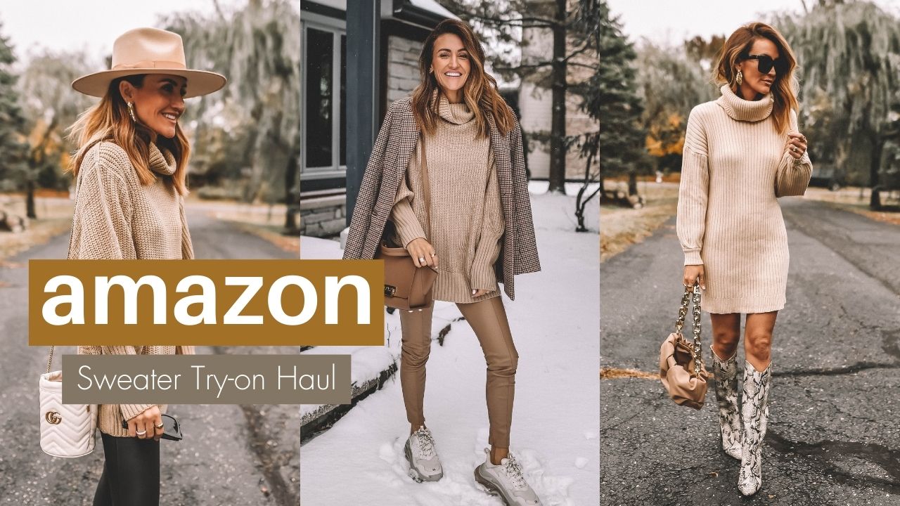 Huge Amazon Sweater Haul + Styled looks Karina Style Diaries