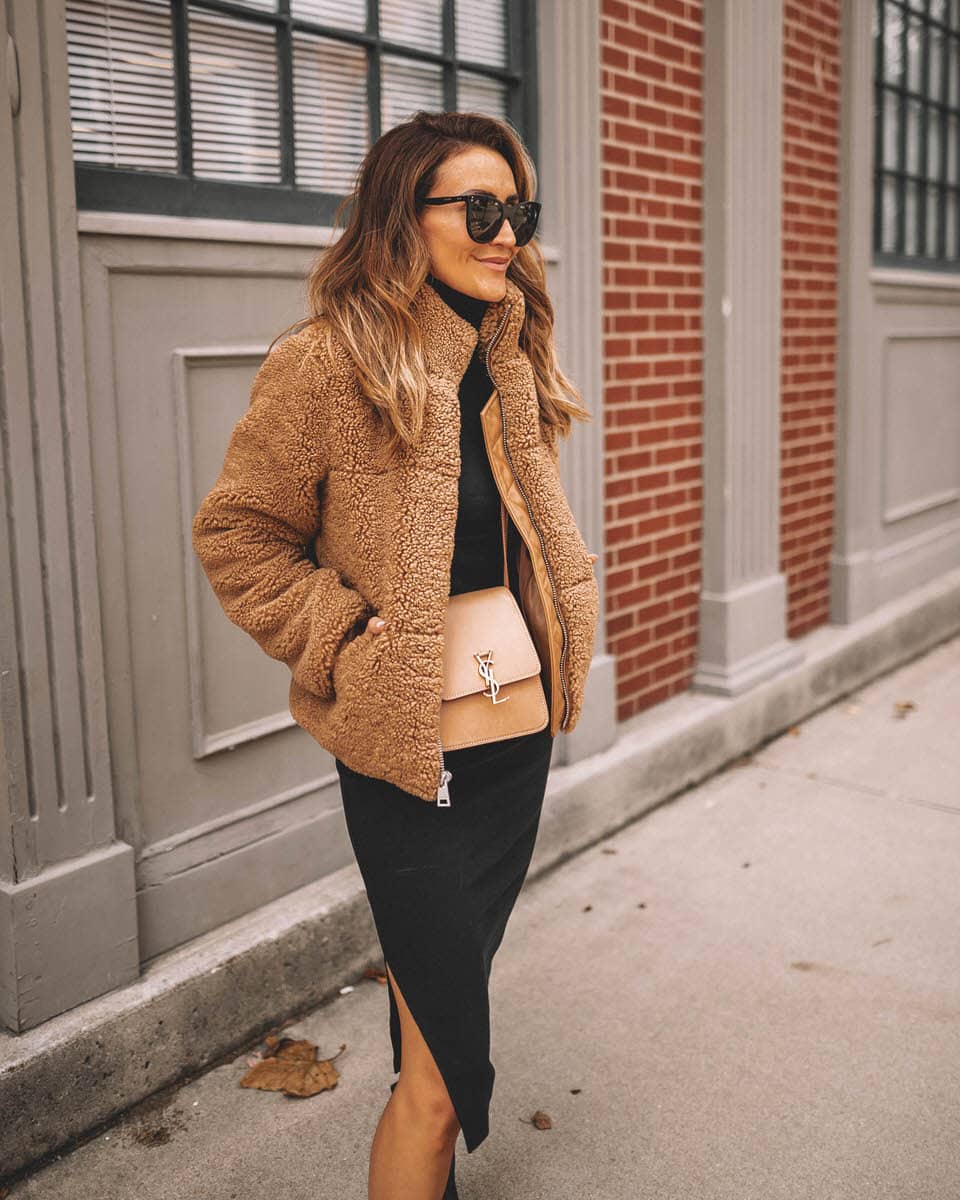 Nordy Collab Levi's Shearling Jacket-10-1 - Karina Style Diaries
