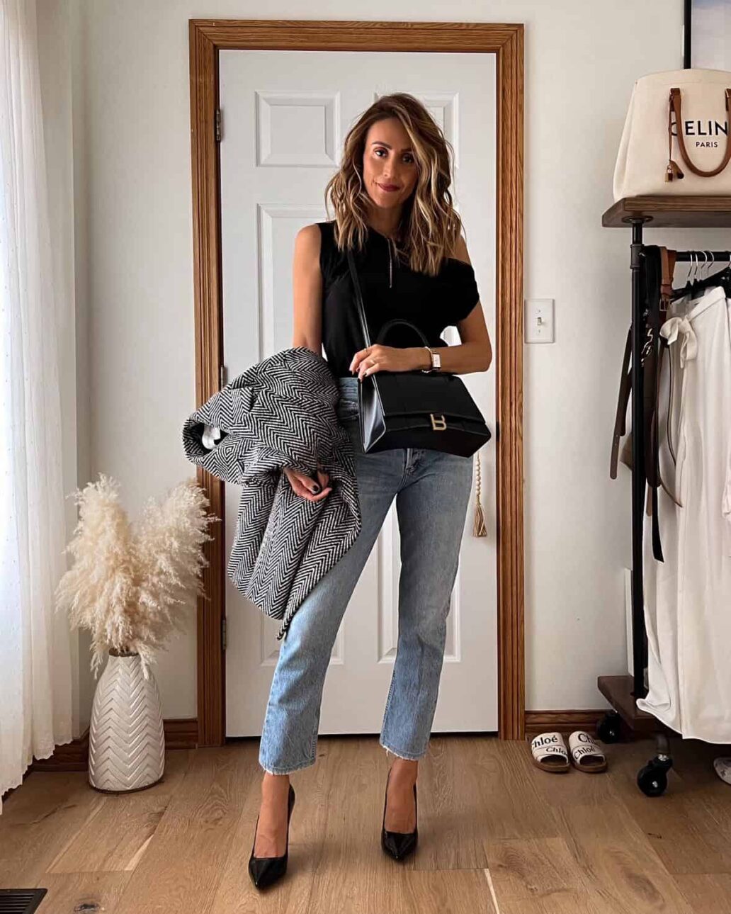 Three Date Night Outfits Featuring the Balenciaga Hourglass Bag - Karina  Style Diaries