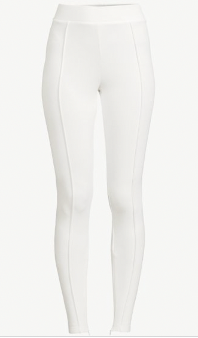 Walmart White Leggings Karina Style Diaries