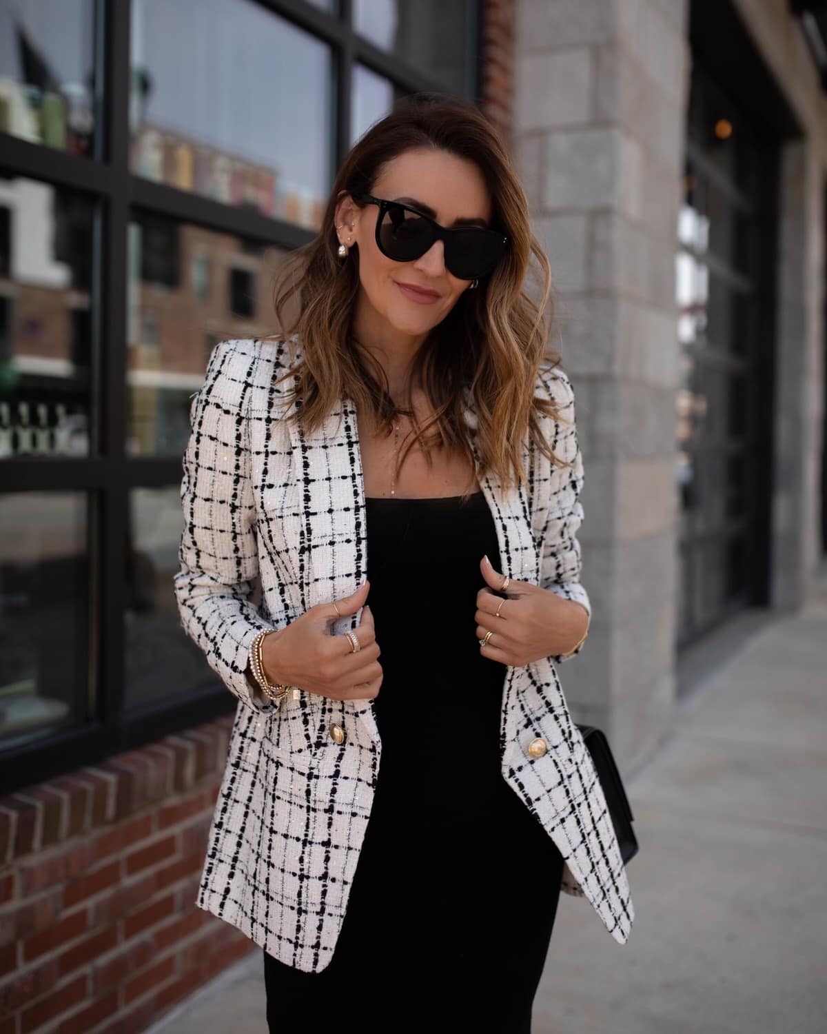 Express sale tweed blazer