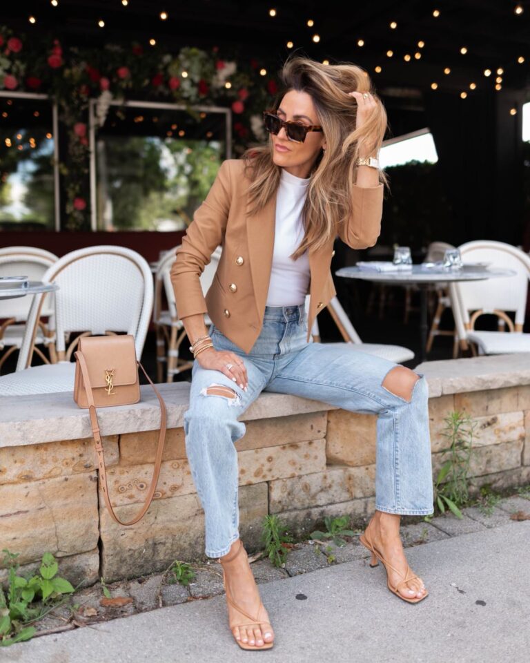 Two Ways to Style This Season's Hottest Cropped Blazer - Karina Style ...