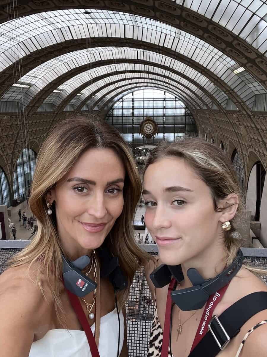 Karina and Bella Reske at Musée D'Orsay Paris