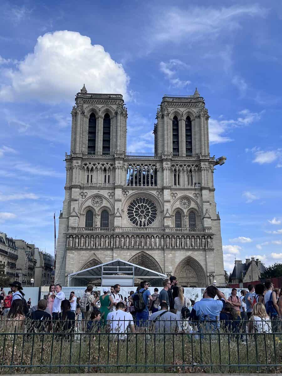 Notre Dame Paris July 2022