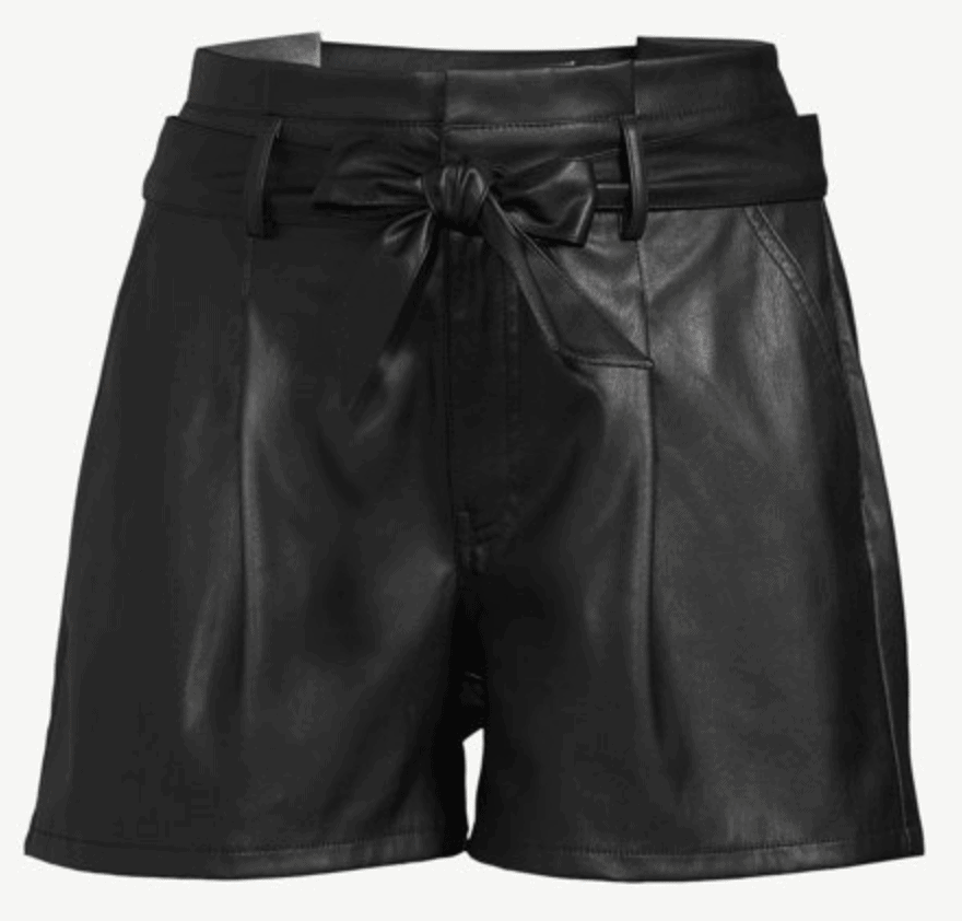 Walmart Faux Leather shorts 