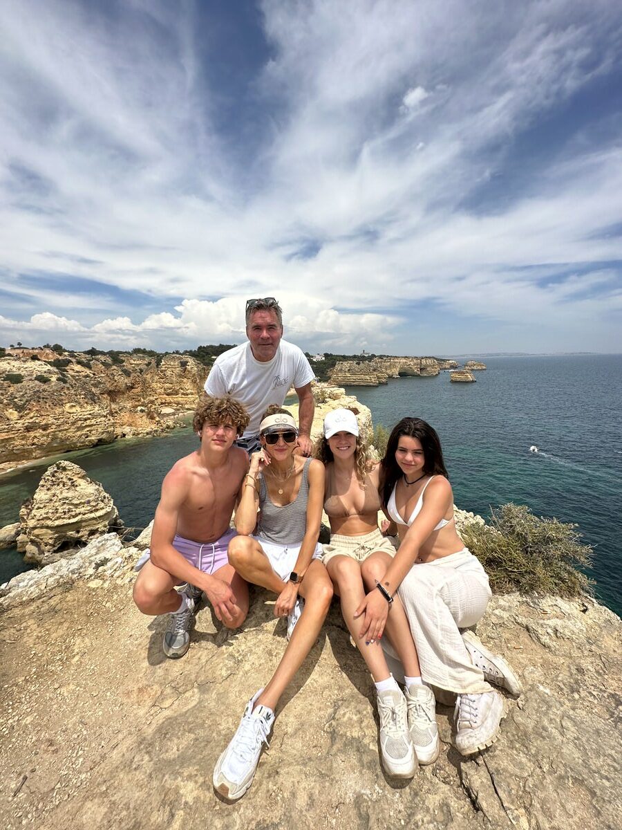Family Pic of Walking Tour in Algarve