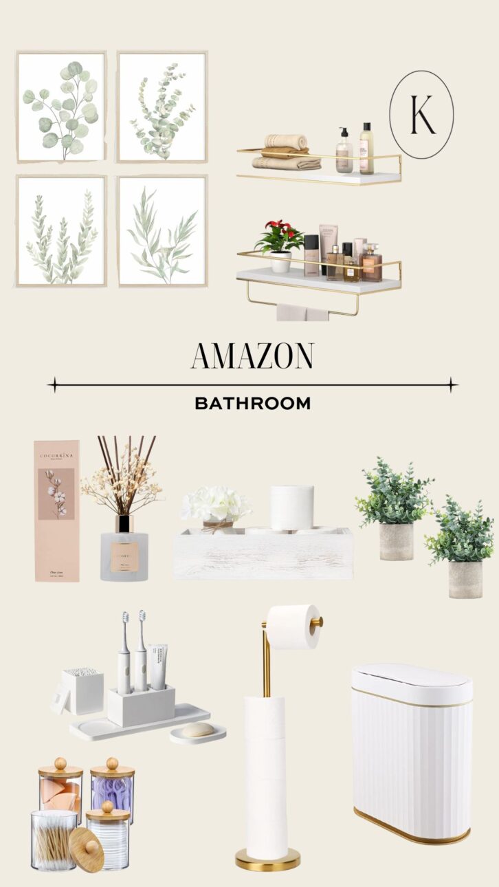 Bathroom decor and organization