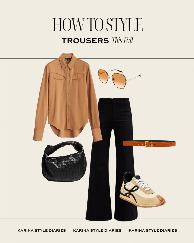 how to style trousers