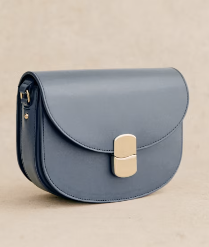 sezane blue purse