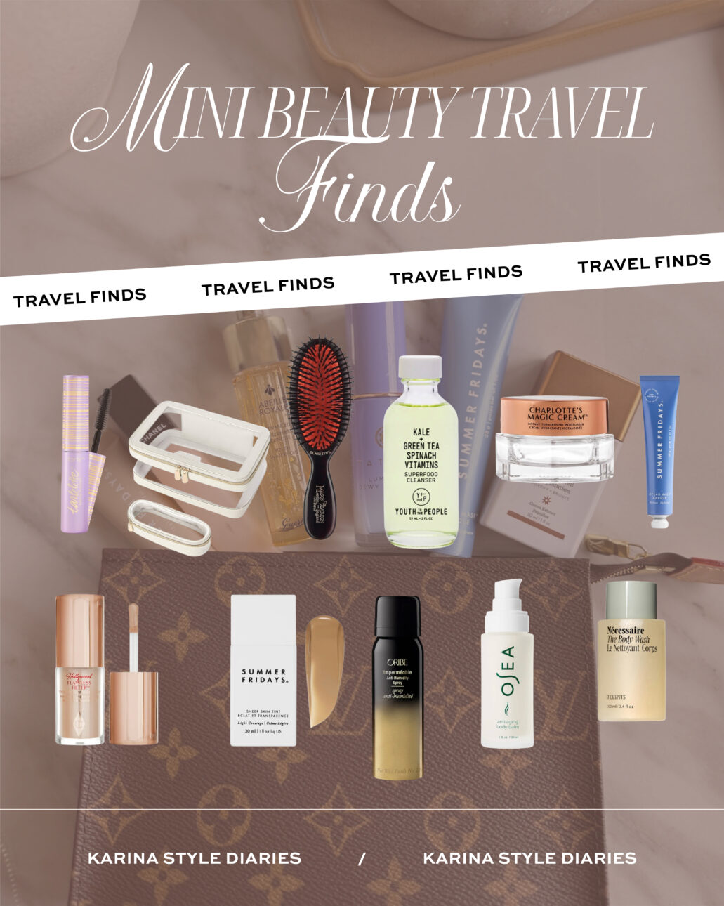 travel sized beauty finds