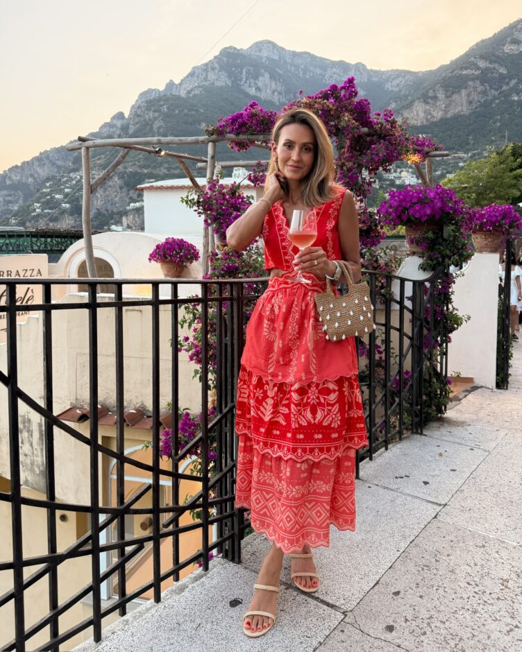 Daydress Italy Moda – Summer Dress with Frill Sleeves and Pleated Skirt