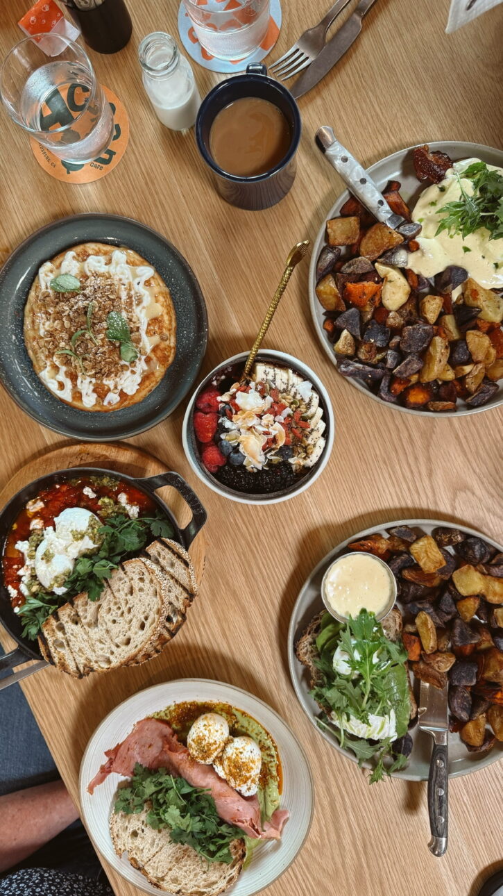 Food at Acorn Cafe in Healdsburg