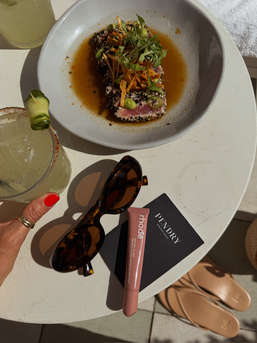 food at the pendry hotel in newport beach
